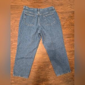 LL Bean Jeans Womens 20x27 Petite Fleece Lined Original Fit Relaxed Winter Pants